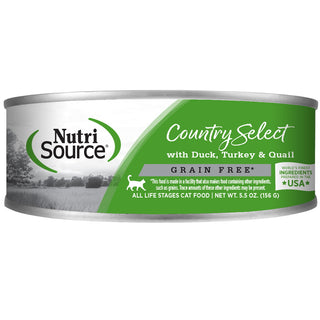 Nutrisource Grain Free Country Select Wet Cat Food, 5.5-oz, Case of 12