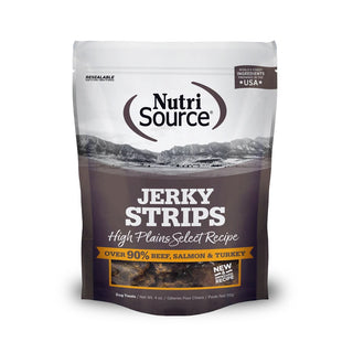 Nutrisource High Plains Select Jerky Dog Treats, 4-oz Bag