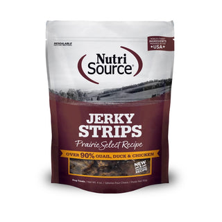 Nutrisource Prairie Select Jerky Dog Treats, 4-oz Bag