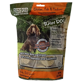 OC Raw Freeze-Dried Chicken, Fish & Produce Sliders Dog Food, 14-oz Bag