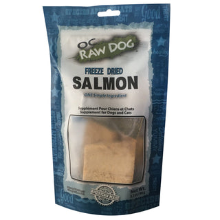 OC Raw Freeze-Dried Salmon Dog Treats, 3.2-oz Bag