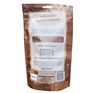 OC Raw Freeze-Dried Venison Pieces Dog Treats, 4-oz Bag