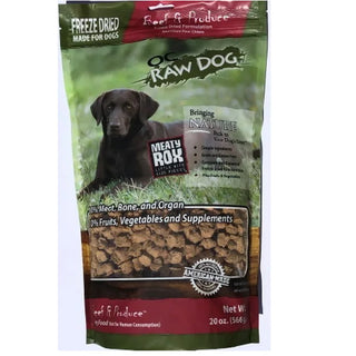 OC Raw Meaty Rox Beef & Produce Freeze Dried Dog Food, 5.5-oz Bag