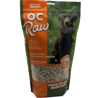 OC Raw Meaty Rox Chicken, Fish & Produce Freeze Dried Dog Food, 20-oz Bag