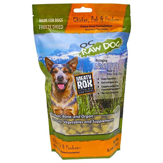 OC Raw Meaty Rox Chicken, Fish & Produce Freeze Dried Dog Food, 5.5-oz Bag