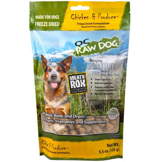 OC Raw Meaty Rox Chicken & Produce Freeze Dried Dog Food, 5.5-oz Bag