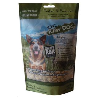 OC Raw Meaty Rox Turkey & Produce Freeze Dried Dog Food