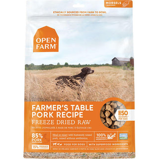 Open Farm Farmer's Table Pork Recipe Freeze Dried Raw Dog Food, 22-oz Bag