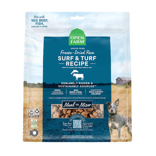 Open Farm Surf & Turf Recipe Freeze Dried Raw Dog Food, 13.5-oz Bag