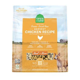 Open Farm Harvest Chicken Recipe Freeze Dried Raw Dog Food, 22-oz Bag