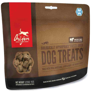 ORIJEN Black Angus Beef Freeze-Dried Dog Treats, 3.25-oz Bag