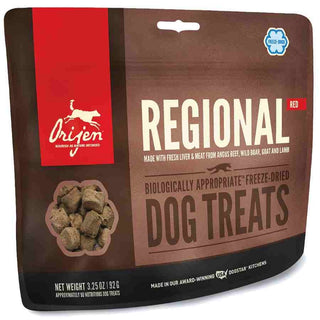 ORIJEN Regional Red Freeze-Dried Dog Treats, 3.25-oz Bag