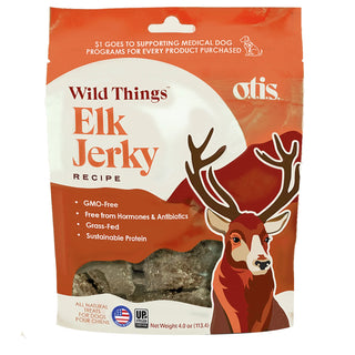 OTIS Wild Things Elk Jerky Dog Treats