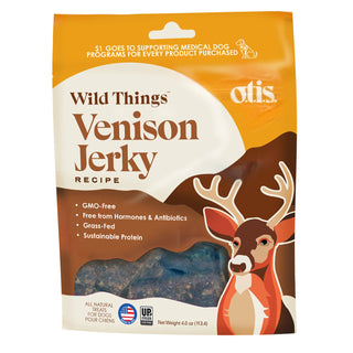 OTIS Wild Things Venison Jerky Dog Treats