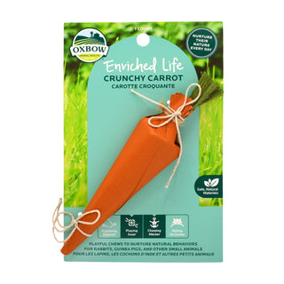 Oxbow Enriched Life Crunchy Carrot Small Animal Toy, 3-Pack