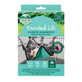 Oxbow Enriched Life Fleece Hammock for Small Animals