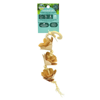 Oxbow Enriched Life Flower Cone Treat Hanger Small Animal Toy, 3-Pack