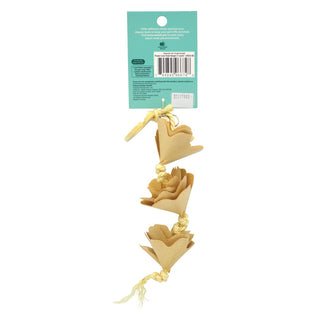 Oxbow Enriched Life Flower Cone Treat Hanger Small Animal Toy, 3-Pack