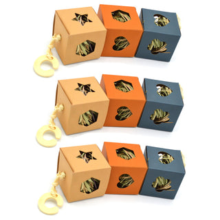 Oxbow Enriched Life Hide Box Hanger Small Animal Toy, 3-Pack