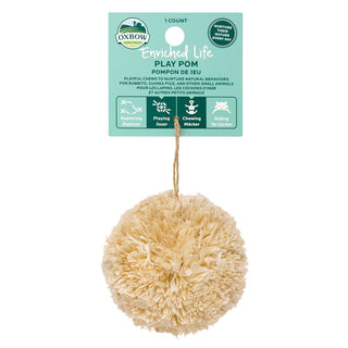 Oxbow Enriched Life Play Pom Toy for Small Animals, 3-Pack