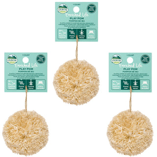 Oxbow Enriched Life Play Pom Toy for Small Animals, 3-Pack