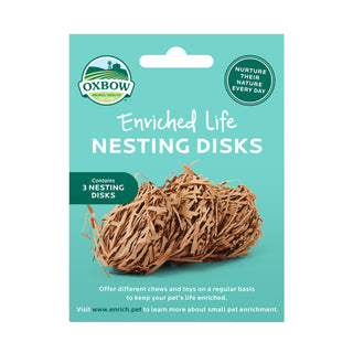 Oxbow Enriched Life Small Animal Nesting Disks