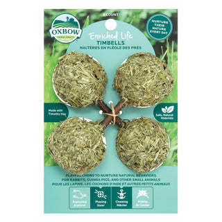 Oxbow Enriched Life Timbells Toy for Small Animals, 3-Pack