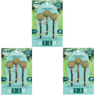 Oxbow Enriched Life Timmy Pops Toy for Small Animals, 3-Pack