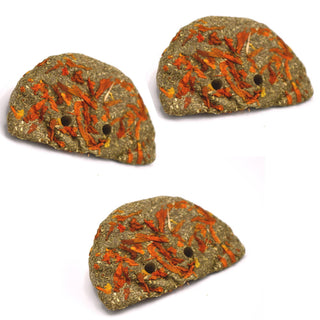 Oxbow Enriched Life Timothy Orange Slice Chew Toys for Small Animals, 3-Pack