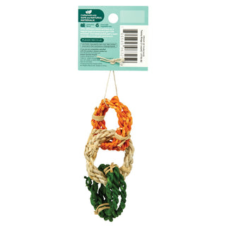 Oxbow Enriched Life Twisty Ring Toy for Small Animals, 3-Pack