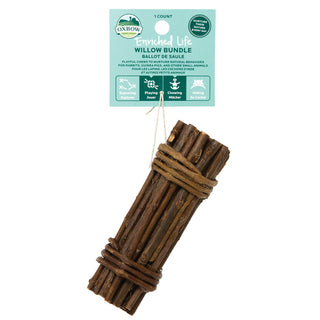 Oxbow Enriched Life Willow Bundle Sticks for Small Animals, 3-Pack