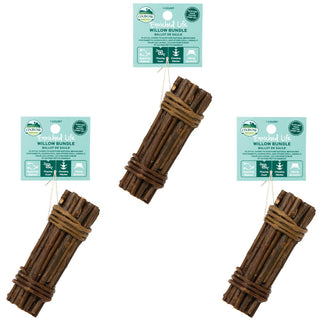 Oxbow Enriched Life Willow Bundle Sticks for Small Animals, 3-Pack