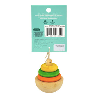 Oxbow Enriched Life Wobbly Ring Stack Small Animal Toy, 3-Pack