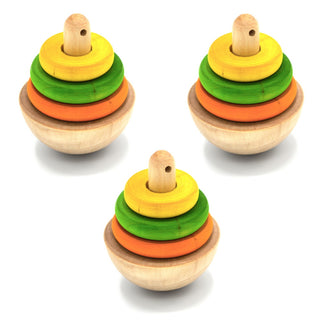 Oxbow Enriched Life Wobbly Ring Stack Small Animal Toy, 3-Pack