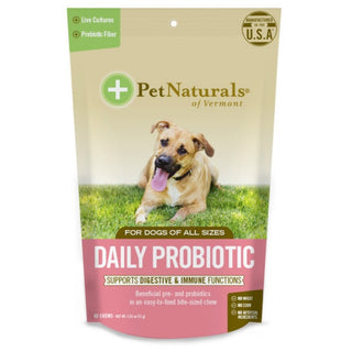 Pet Naturals of Vermont Daily Probiotic Dog Chews, 60 Count