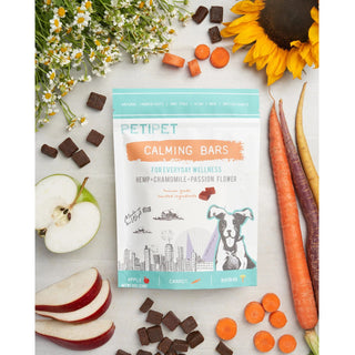 PETIPET Calming Bars with Chamomile Dog Supplement, 120 Bars