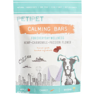 PETIPET Calming Bars with Chamomile Dog Supplement, 120 Bars