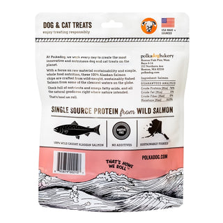 Polka Dog Bakery Salmon Chips Dog Treats, 4-oz