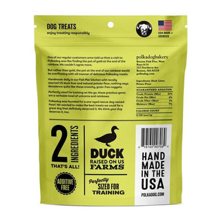 Polka Dog Lucky Duck Training Bits Crunchy Grain-Free Dog Treats, 8-oz Bag