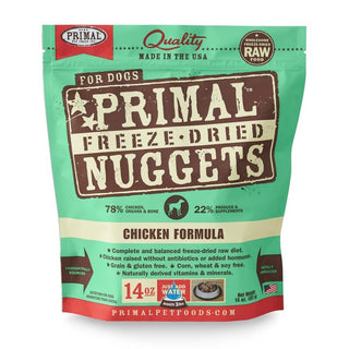 Primal Chicken Formula Nuggets Freeze Dried Dog Food