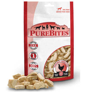 PureBites Chicken Breast Freeze-Dried Raw Dog Treats, Jumbo 28-oz Bag