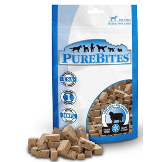 PureBites Lamb Liver Freeze-Dried Dog Treats, 3.35-oz Bag