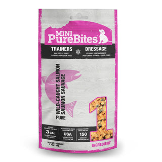 PureBites Mini Trainers Salmon Freeze-Dried Dog Treats, 1.7-oz bag