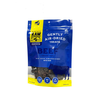 Raw Dynamic Air-Dried Grass-Fed Beef Dog Treats, 3.6-oz Bag