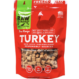 Raw Dynamic Freeze-Dried Free-Range Turkey Recipe Dog Food, 14-oz Bag