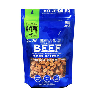 Raw Dynamic Freeze-Dried Grass-Fed Beef Recipe Dog Food, 5.5-oz Bag