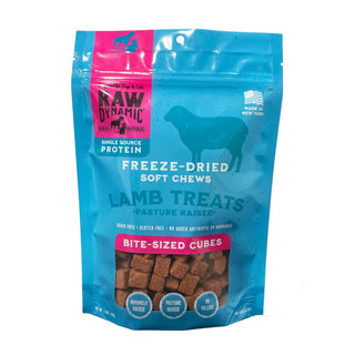 Raw Dynamic Freeze-Dried Pasture Raised Lamb Recipe Dog Treats, 1.5-oz Bag