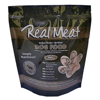 Real Meat Venison Recipe Air-Dried Dog Food, 2-lb Bag