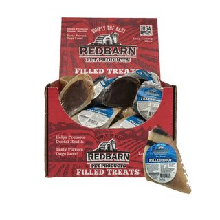 Redbarn Hooves Dog Treat Beef Flavor Filled Case of 25