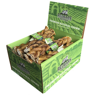 Redbarn Braided Bully Sticks Dog Treats, 7, Case of 20